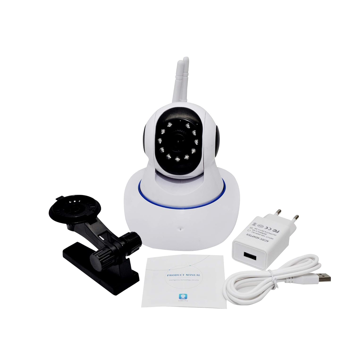 OmniView 360° Smart WiFi Security Camera - HD Night Vision & Two-Way Audio